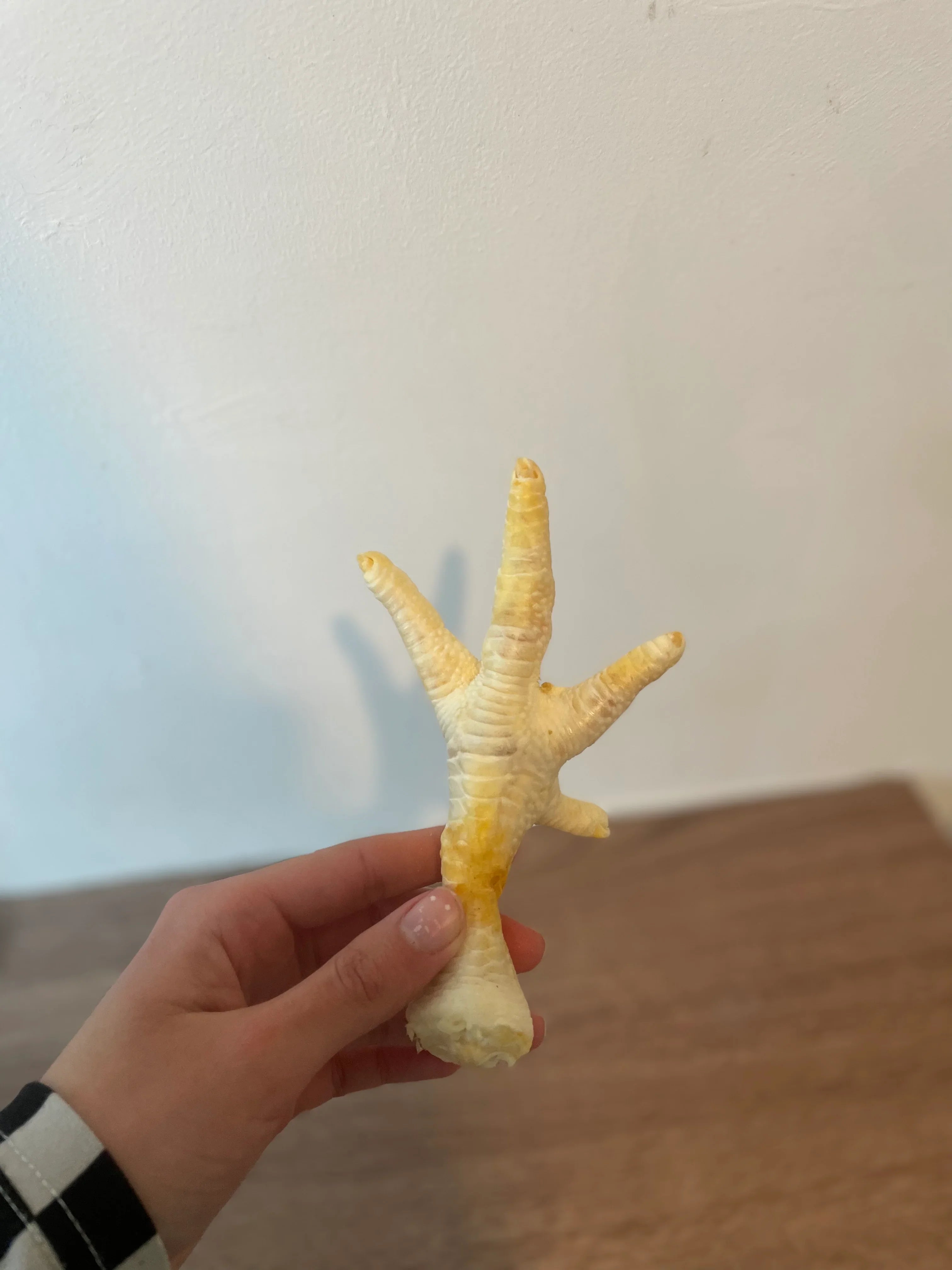Patte de poulet soufflée