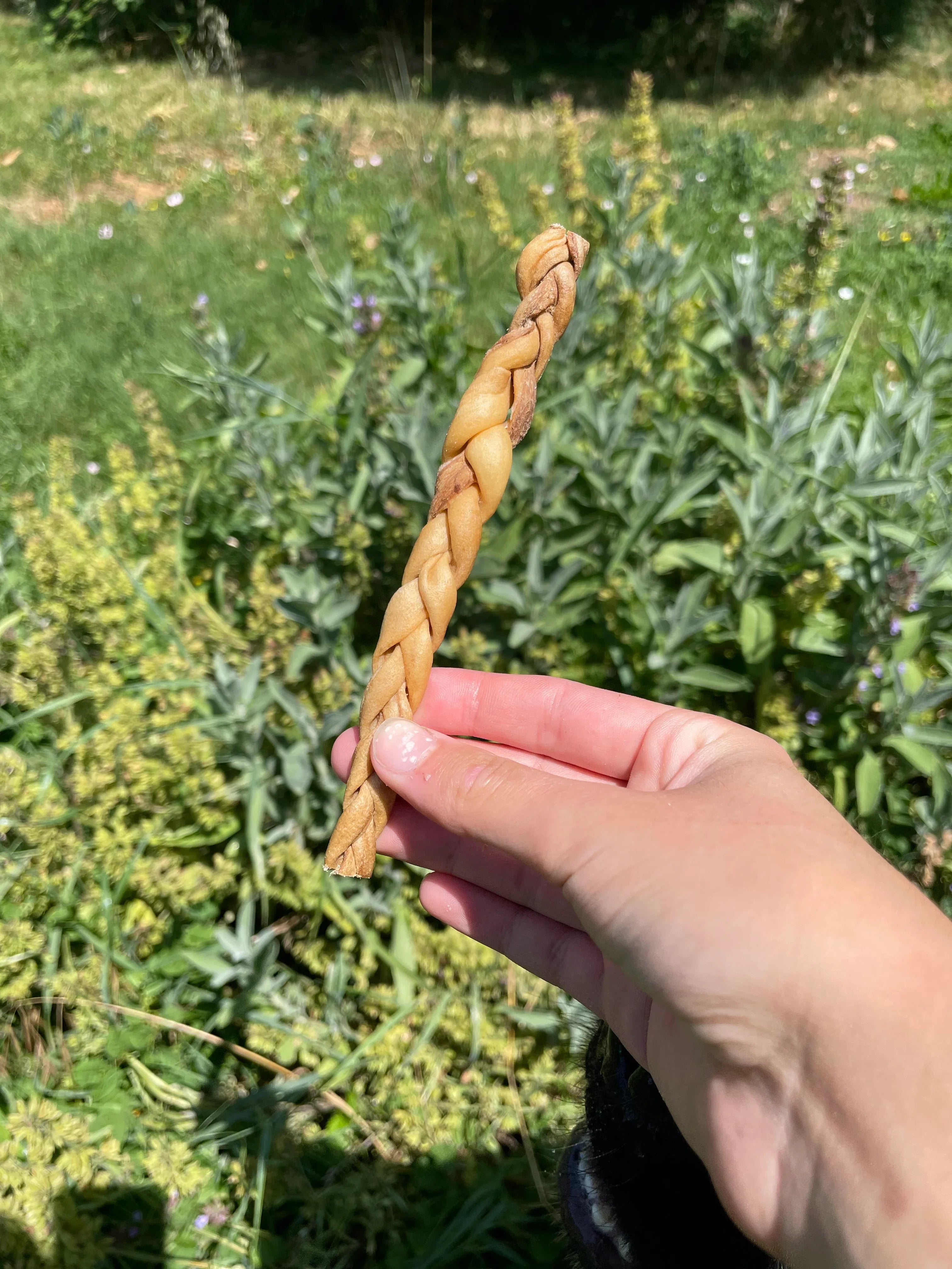 Tresse de peau d’agneau