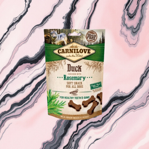 Friandises Carnilove Canard et Romarin (semi-humides)