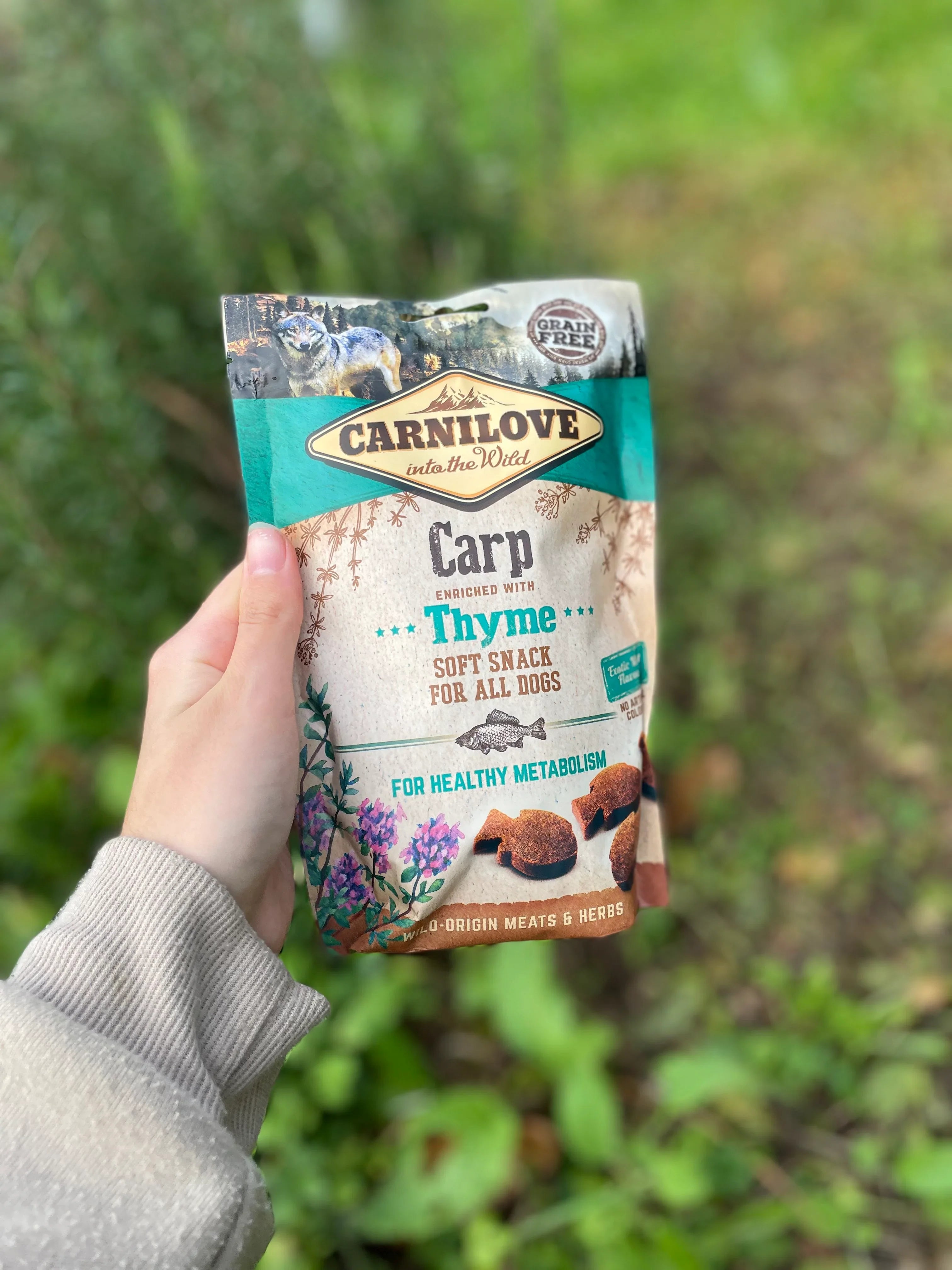 Friandises Carnilove Carpe & Thym (semi-humides)